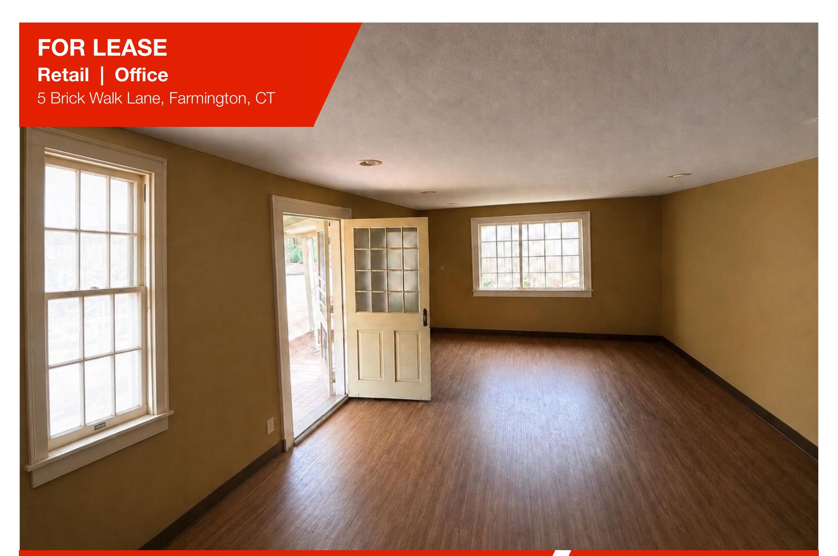 5 Brick Walk Lane, available retail and office space, current condition